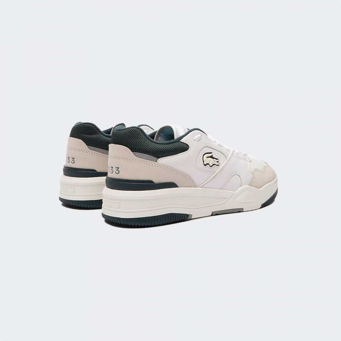 LACOSTE LINESHOT WHITE/DARK GREEN