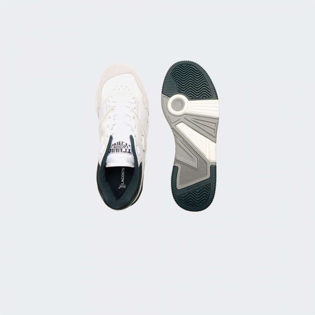 LACOSTE LINESHOT WHITE/DARK GREEN