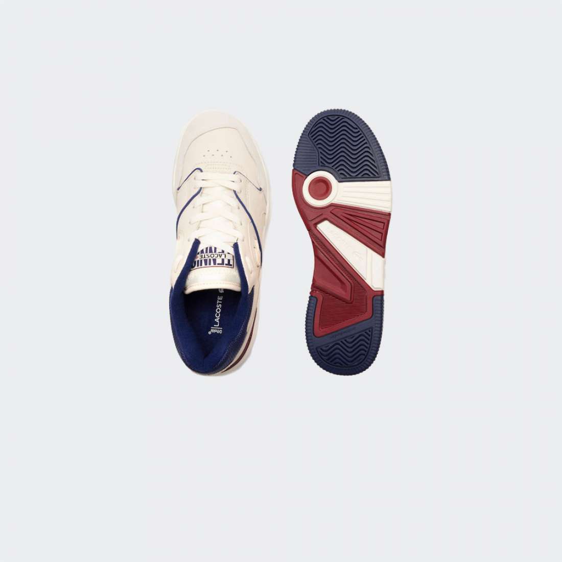 LACOSTE LINESHOT OFF WHT/NVY