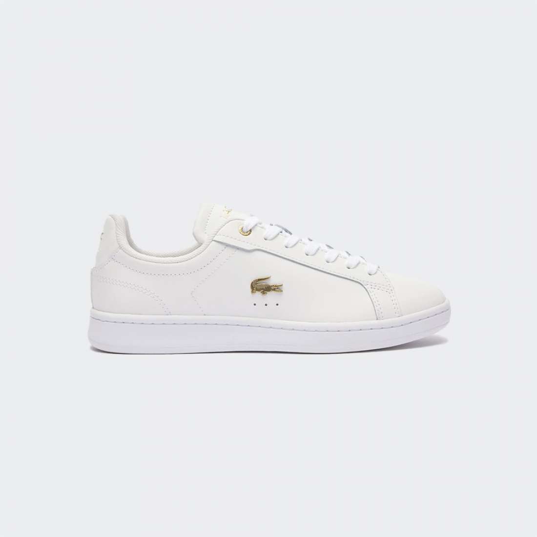 LACOSTE CARNABY PRO LEATHER WHT/GOLD