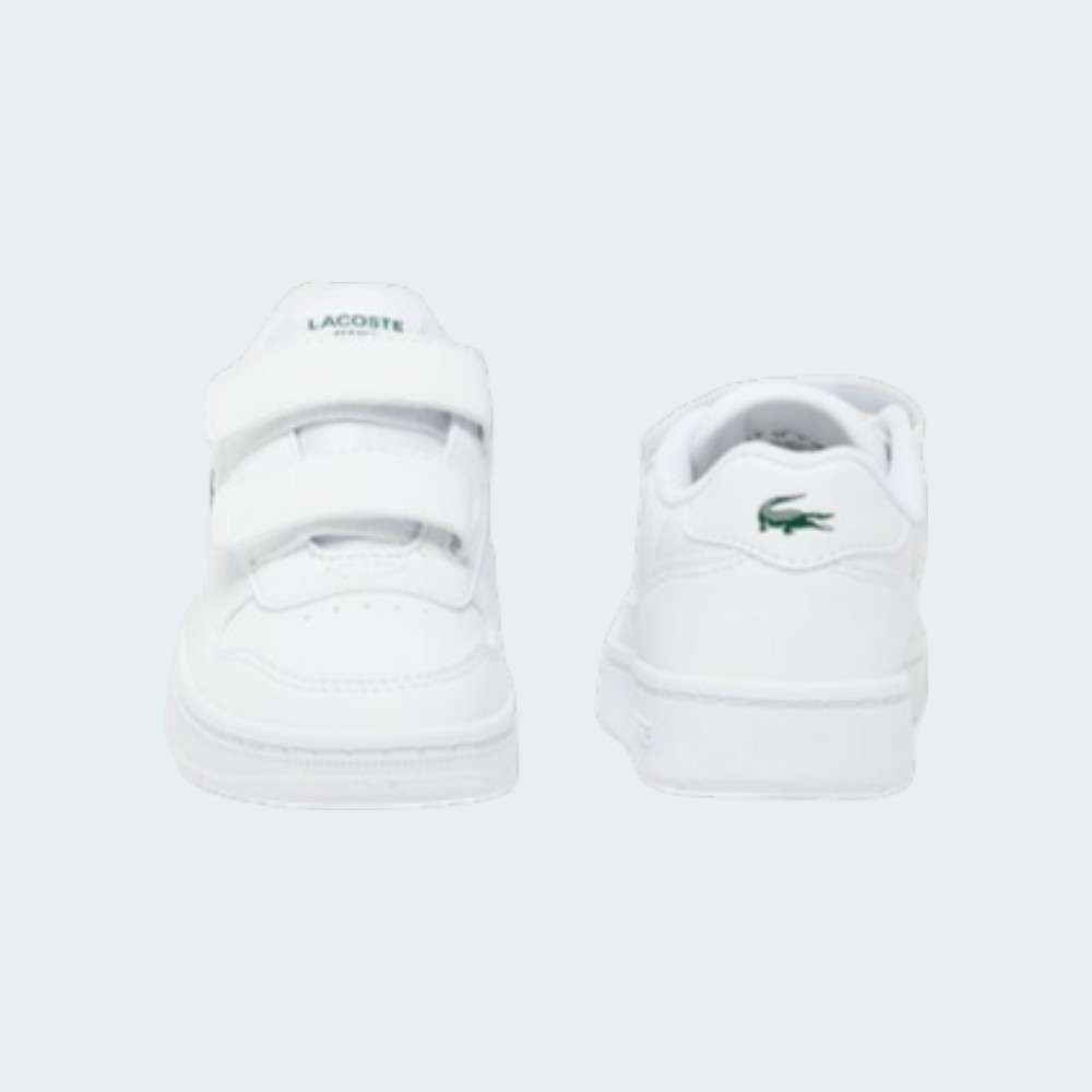 LACOSTE T-CLIP WHT/DK GRN