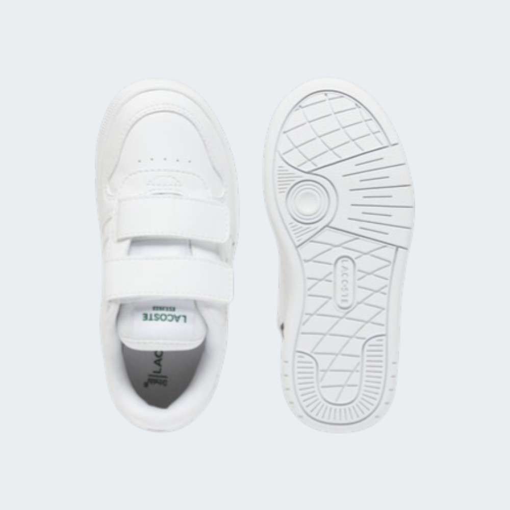 LACOSTE T-CLIP WHT/DK GRN