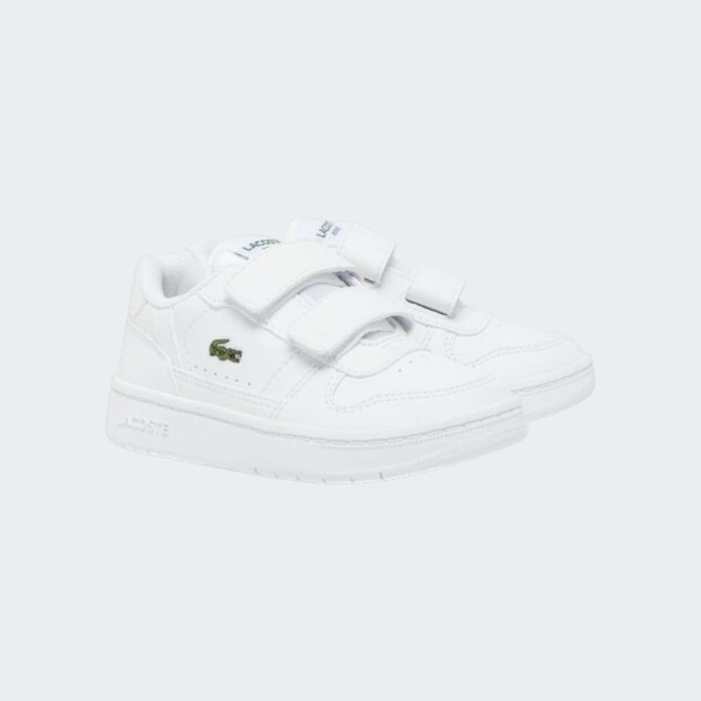 LACOSTE T-CLIP WHT/DK GRN
