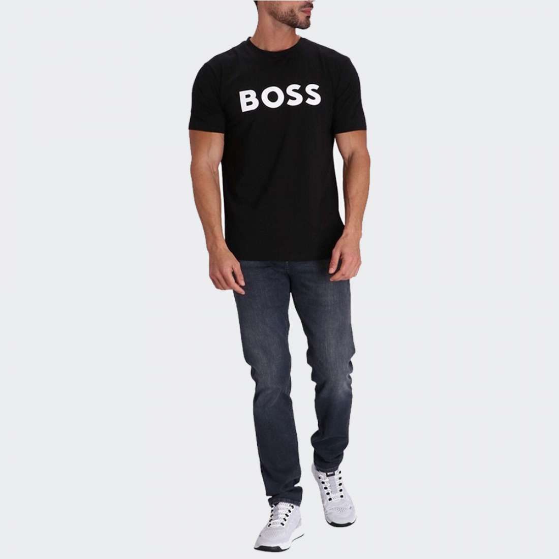 TSHIRT BOSS THINKING BLACK