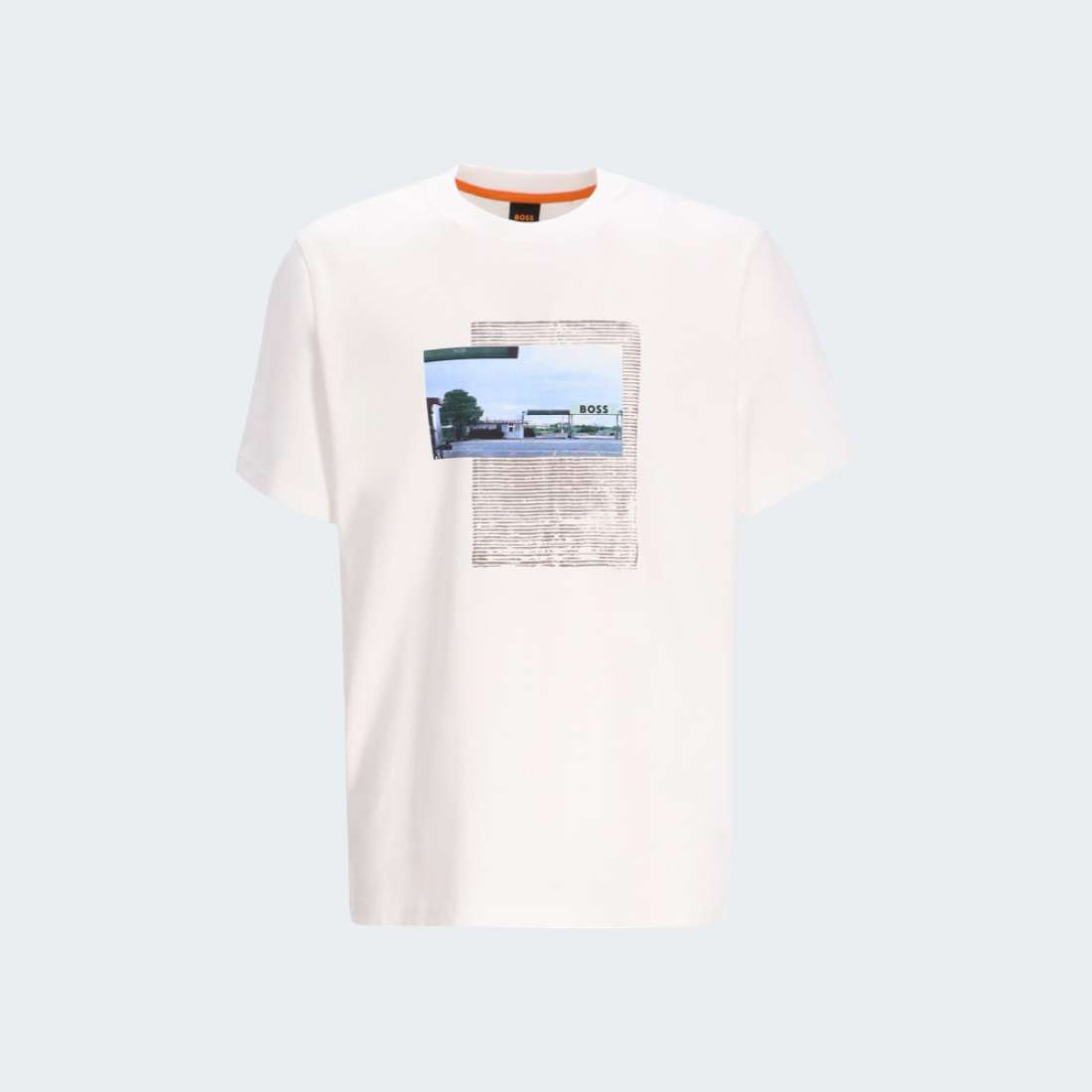 TSHIRT BOSS TE ONTHEWAY WHITE