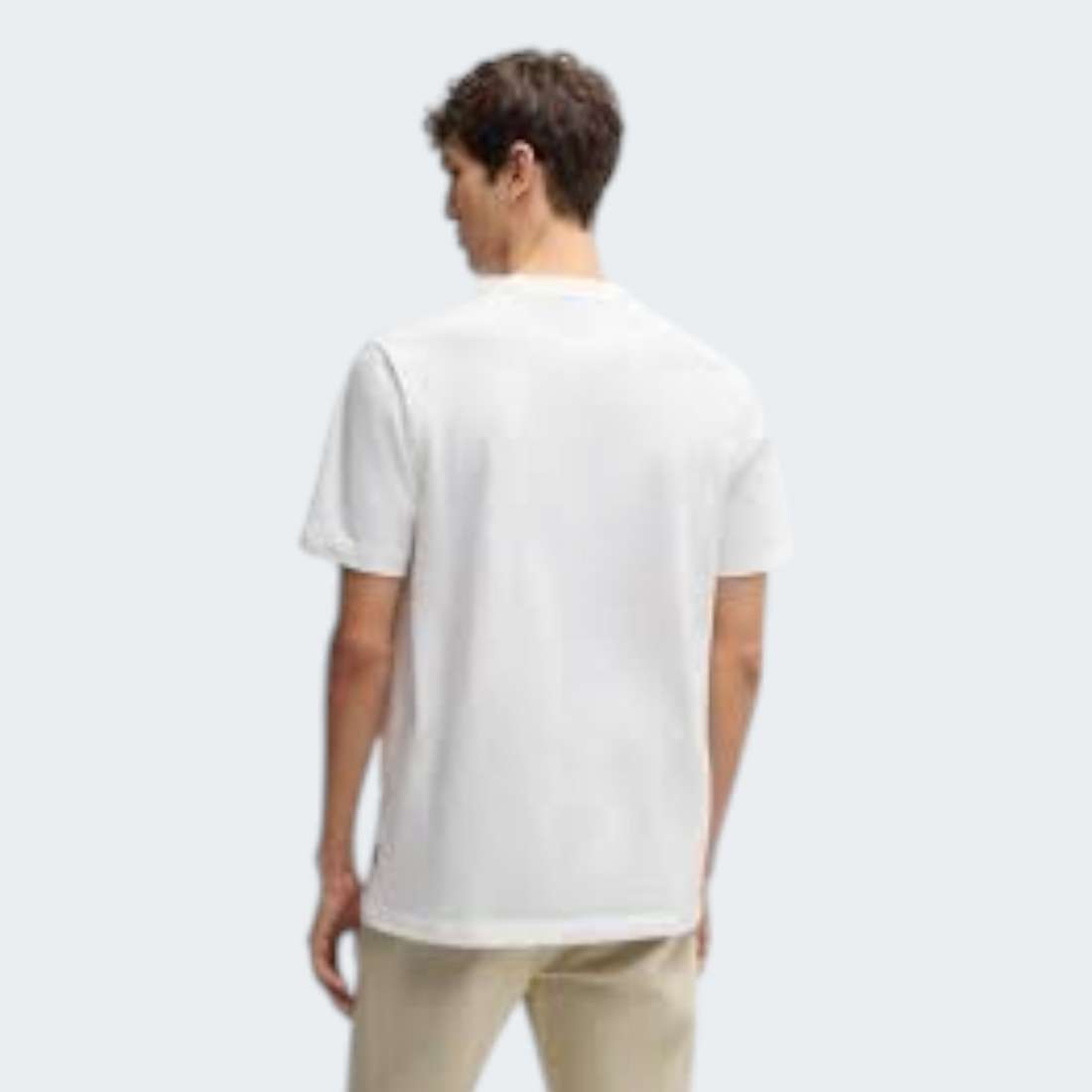 TSHIRT BOSS LOGOSPACE WHITE