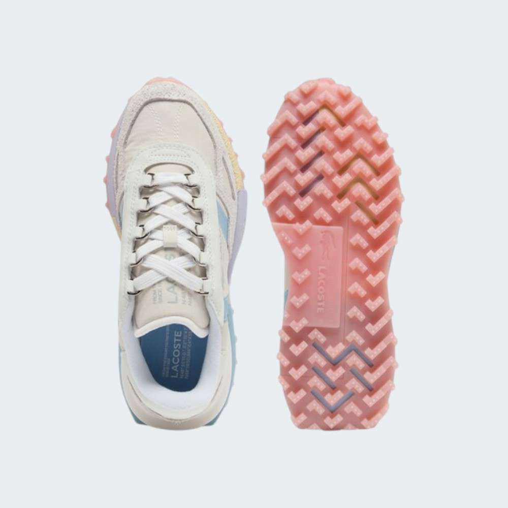 LACOSTE ELITE ACTIVE OFF WHT/LT BLUE
