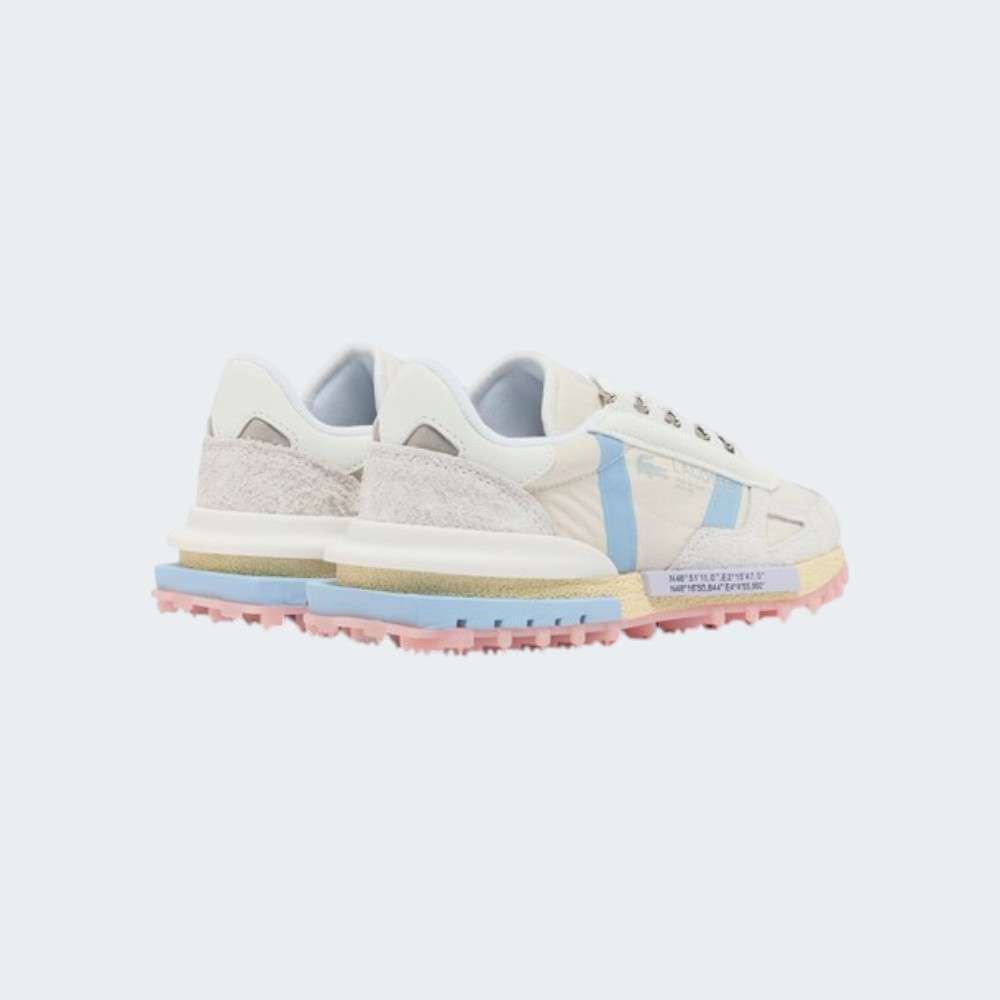 LACOSTE ELITE ACTIVE OFF WHT/LT BLUE