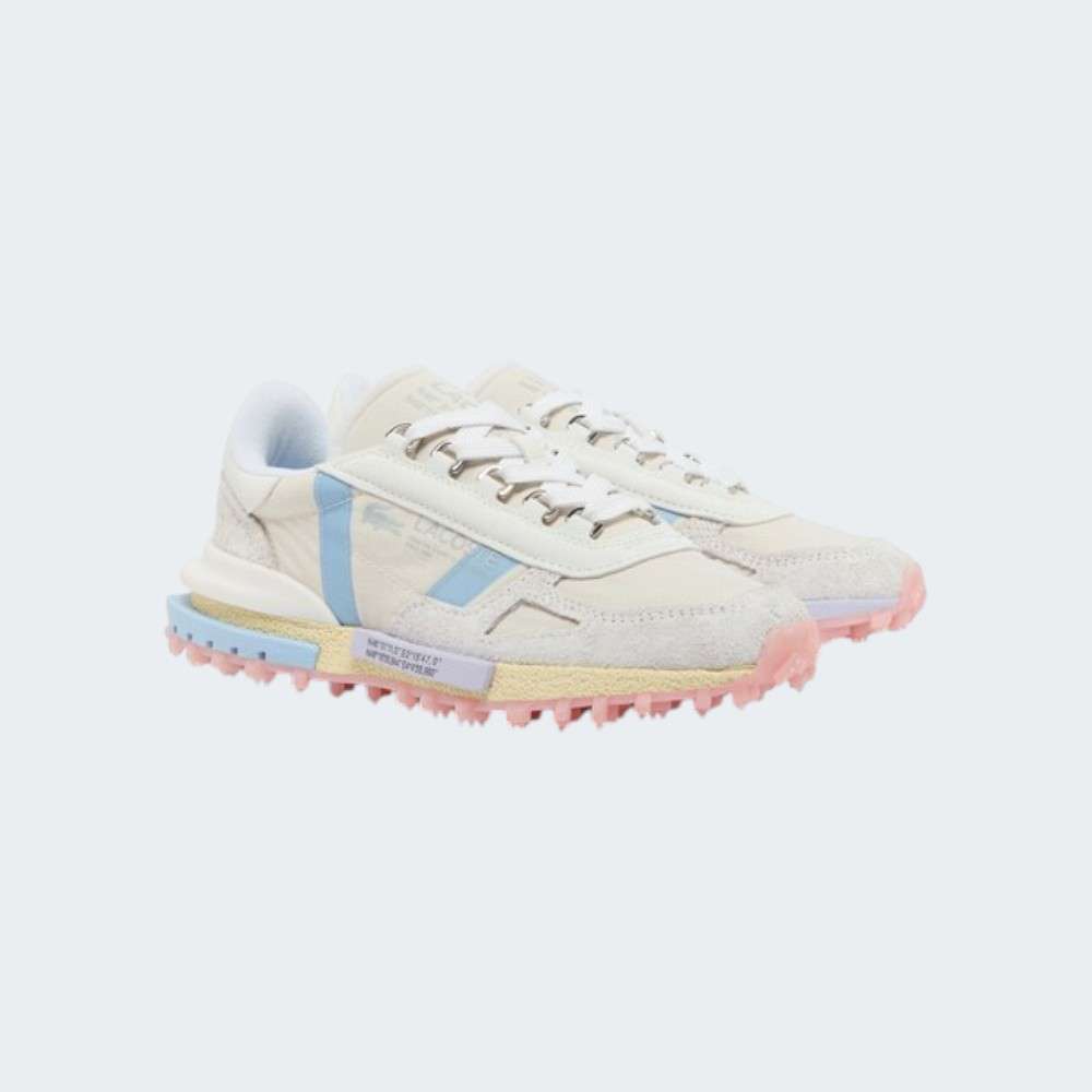 LACOSTE ELITE ACTIVE OFF WHT/LT BLUE