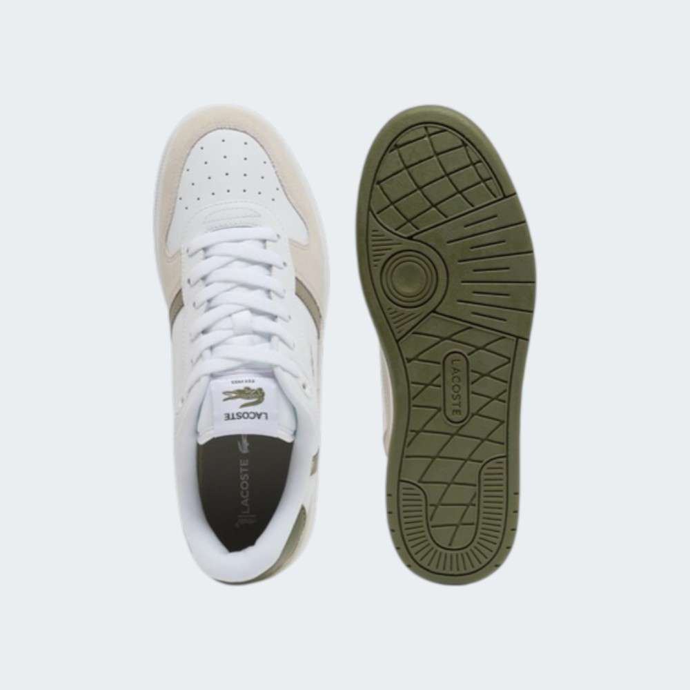 LACOSTE T-CLIP WHT/KHK