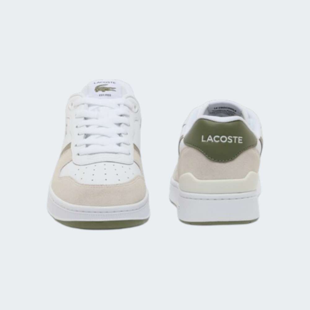 LACOSTE T-CLIP WHT/KHK