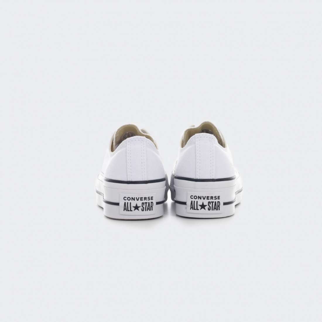 CONVERSE CHUCK TAYLOR ALL STAR CANVAS PLATFORM WHITE