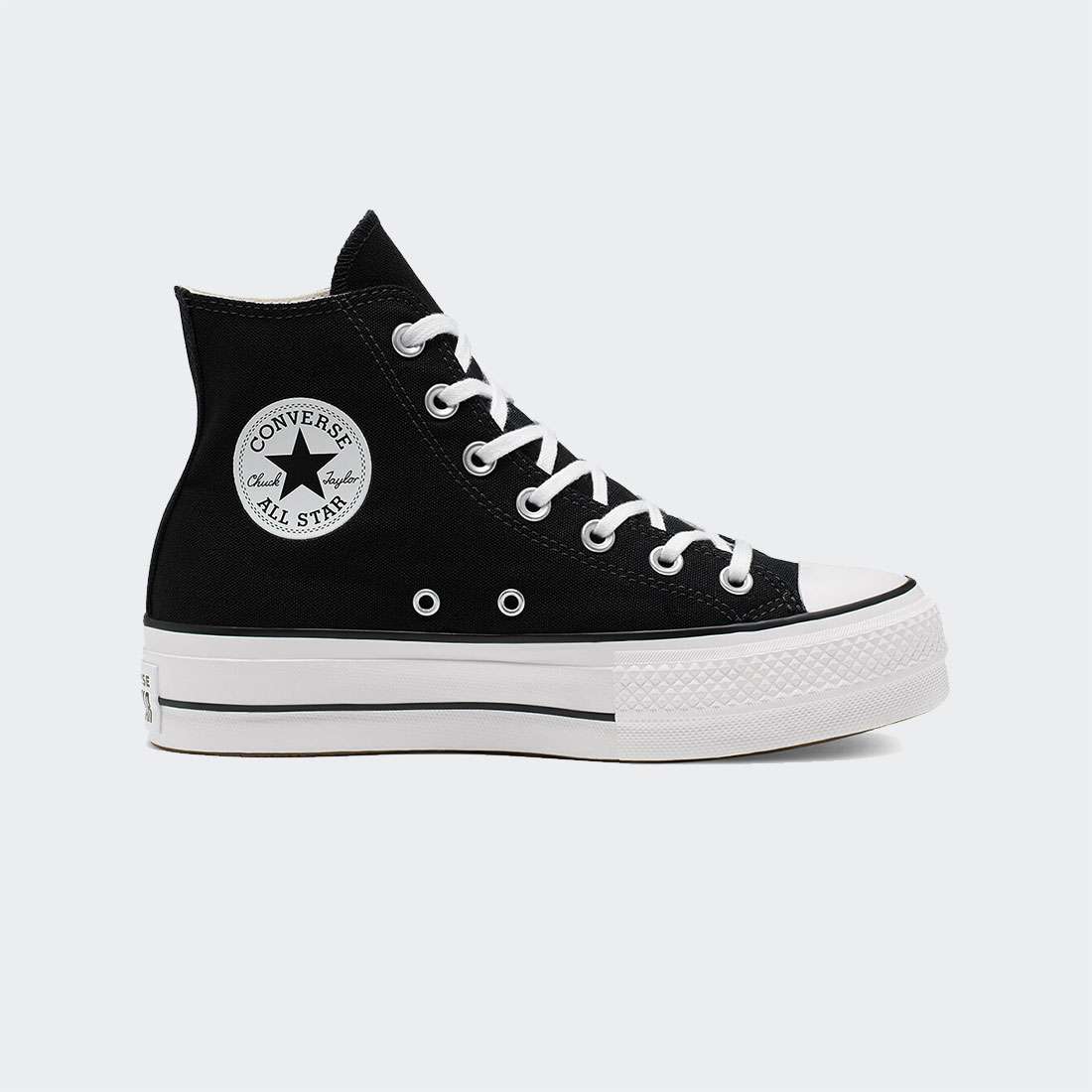 CONVERSE CHUCK TAYLOR ALL STAR HIGH TOP PLATFORM BLACK/GARNET/WHITE