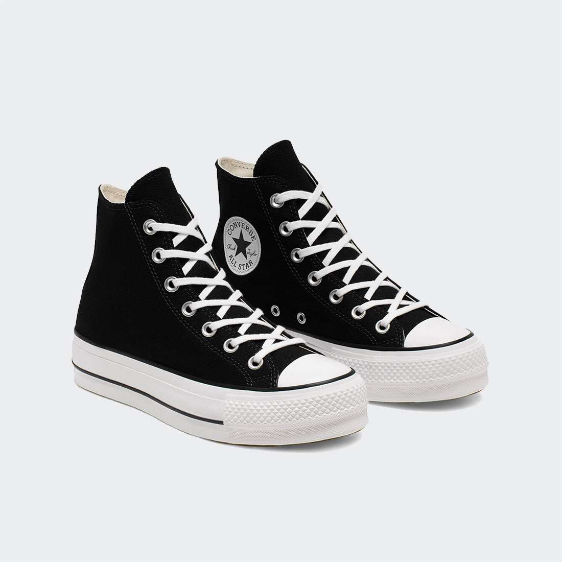 CONVERSE CHUCK TAYLOR ALL STAR HIGH TOP PLATFORM BLACK/GARNET/WHITE