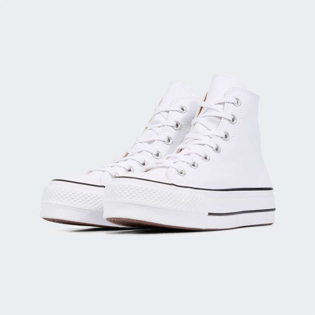 CONVERSE CHUCK TAYLOR ALL STAR HIGH TOP PLATFORM WHITE