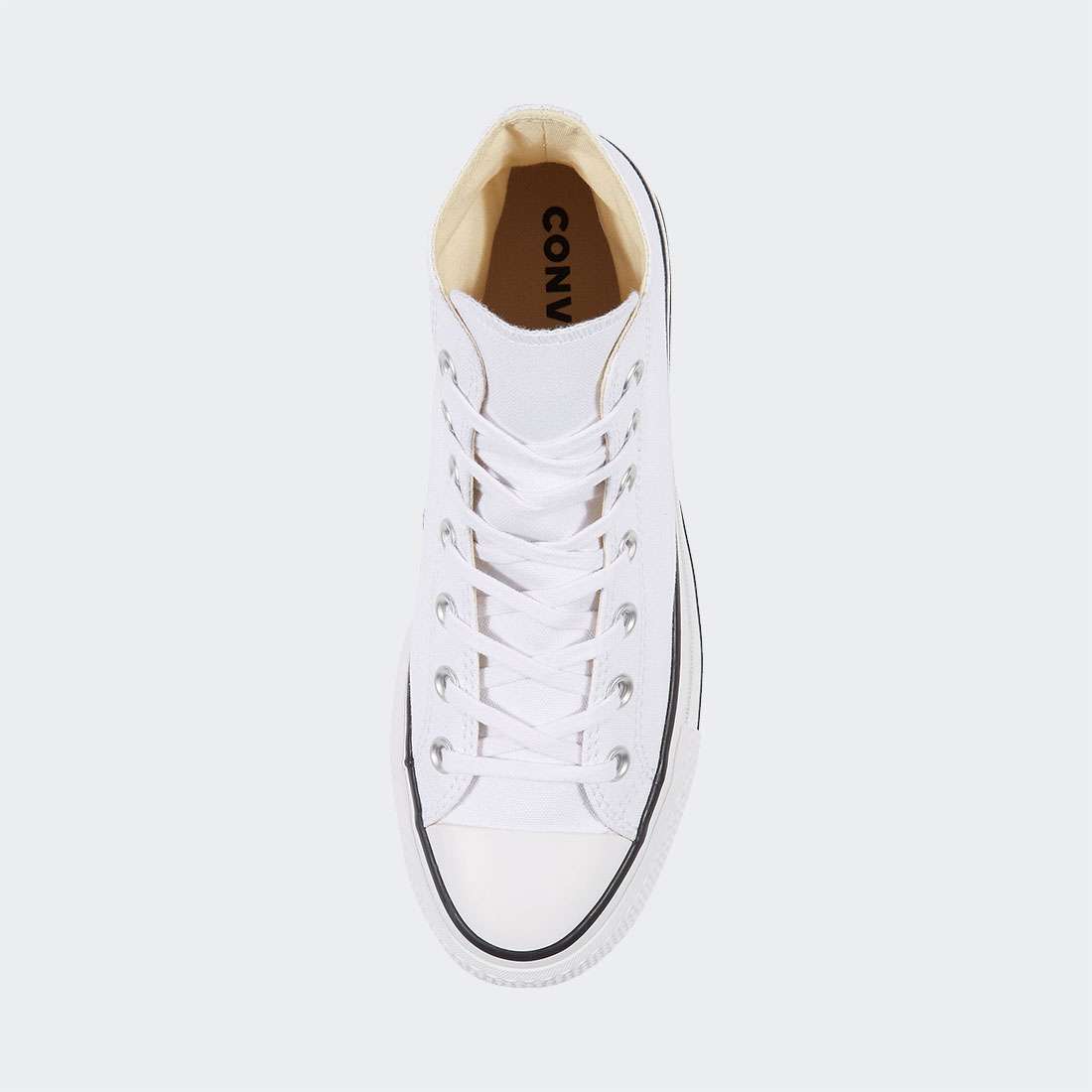 CONVERSE CHUCK TAYLOR ALL STAR HIGH TOP PLATFORM WHITE