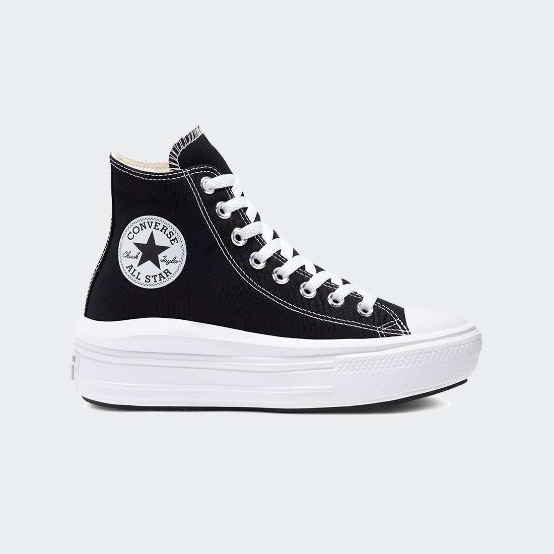 CONVERSE CHUCK TAYLOR ALL STAR HIGH TOP MOVE BLACK/NATURAL IVORY/WHITE