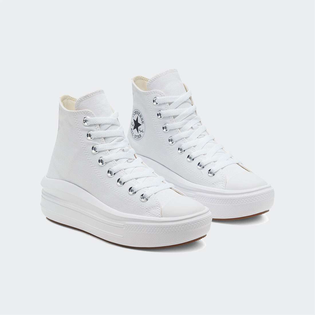 CONVERSE CHUCK TAYLOR  ALL STAR  MOVE WHITE/NATURAL IVORY/BLACK