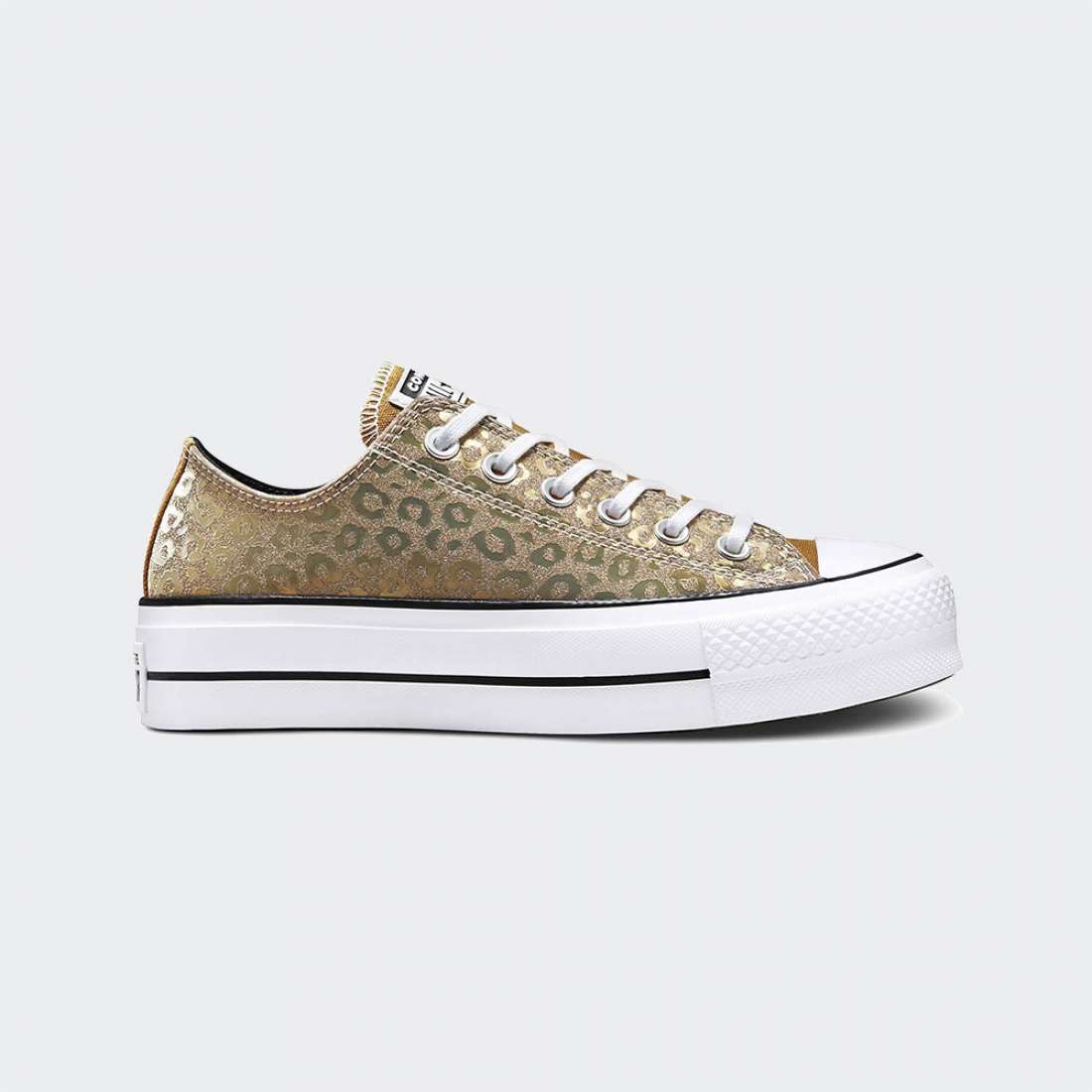 CONVERSE CHUCK TAYLOR ALL STAR PLATFORM LIFT GOLD/BLACK/WHITE