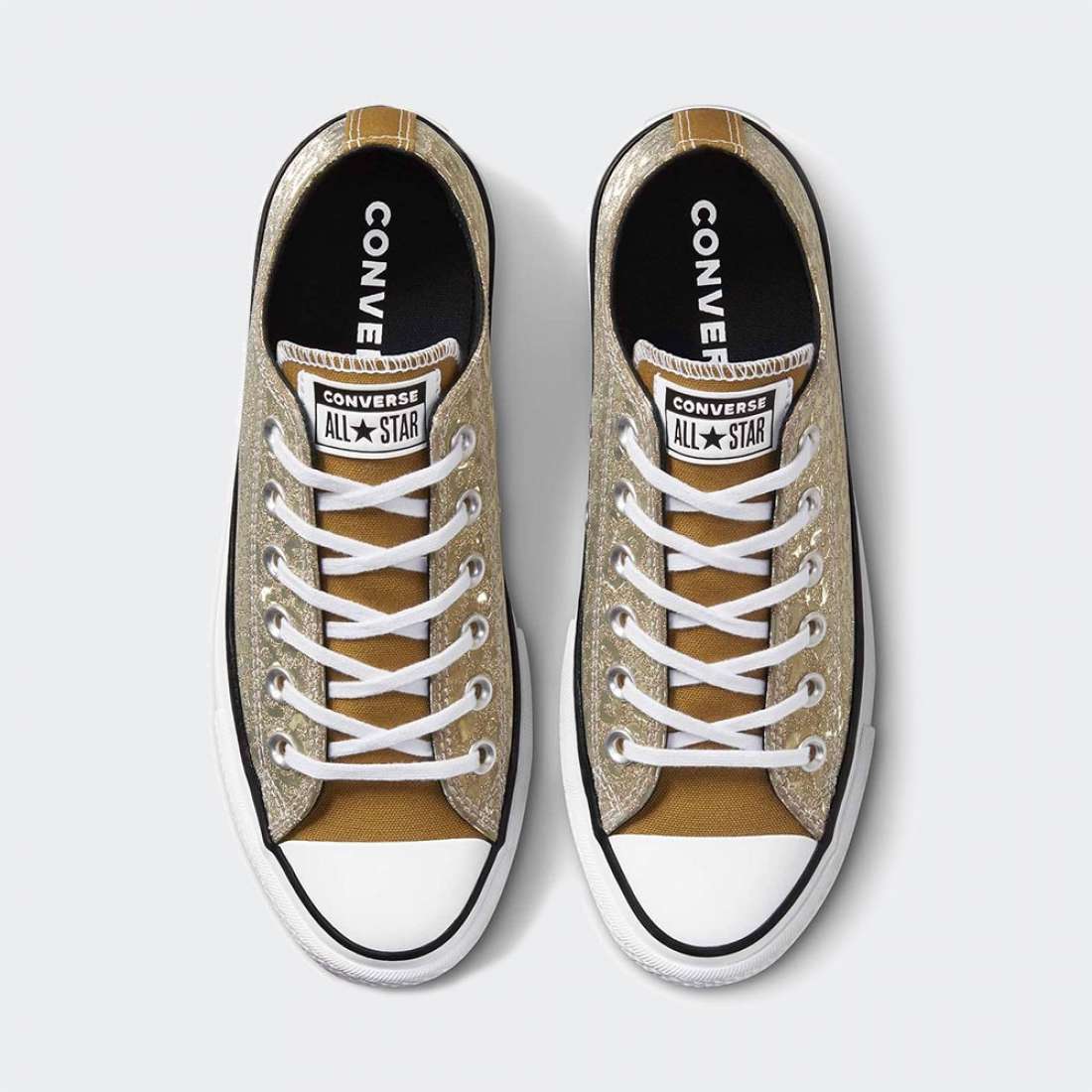 CONVERSE CHUCK TAYLOR ALL STAR PLATFORM LIFT GOLD/BLACK/WHITE