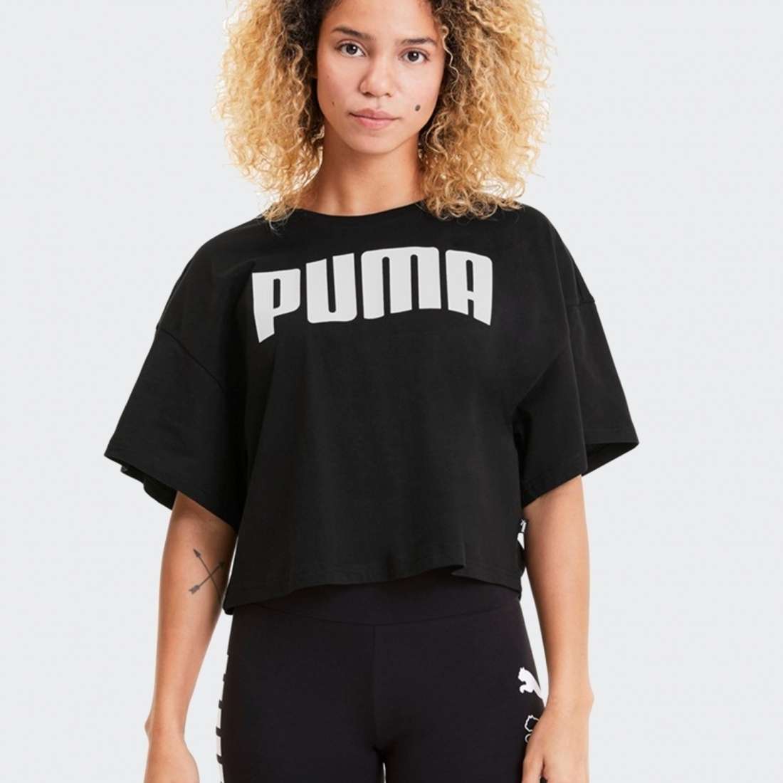 TSHIRT PUMA REBEL FASHION BLACK