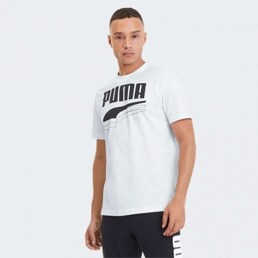 TSHIRT PUMA REBEL BOLD WHITE