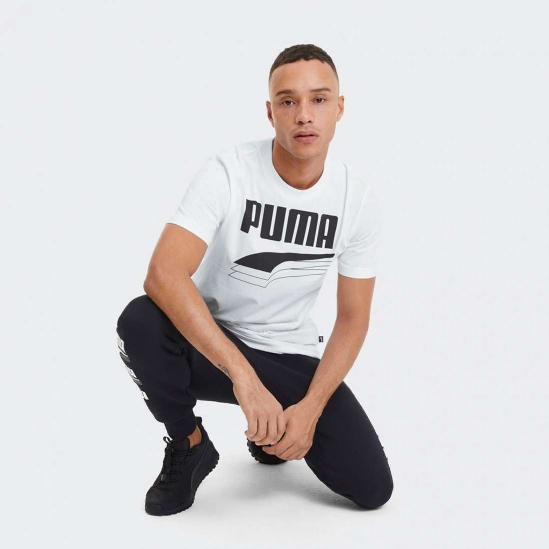 TSHIRT PUMA REBEL BOLD WHITE