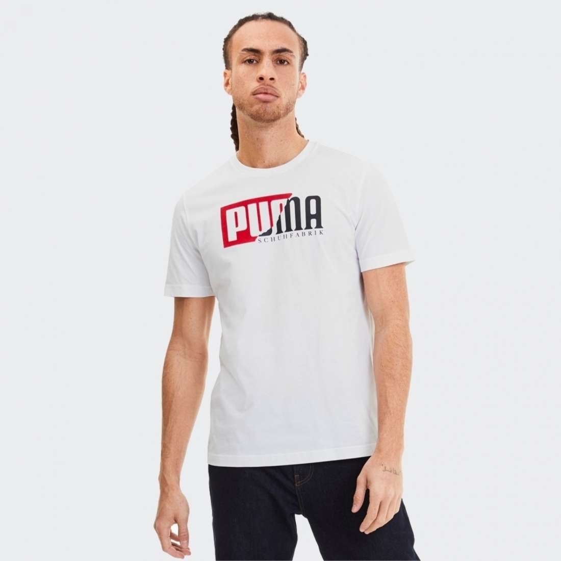 TSHIRT PUMA FLOCK GRAPHIC WHITE
