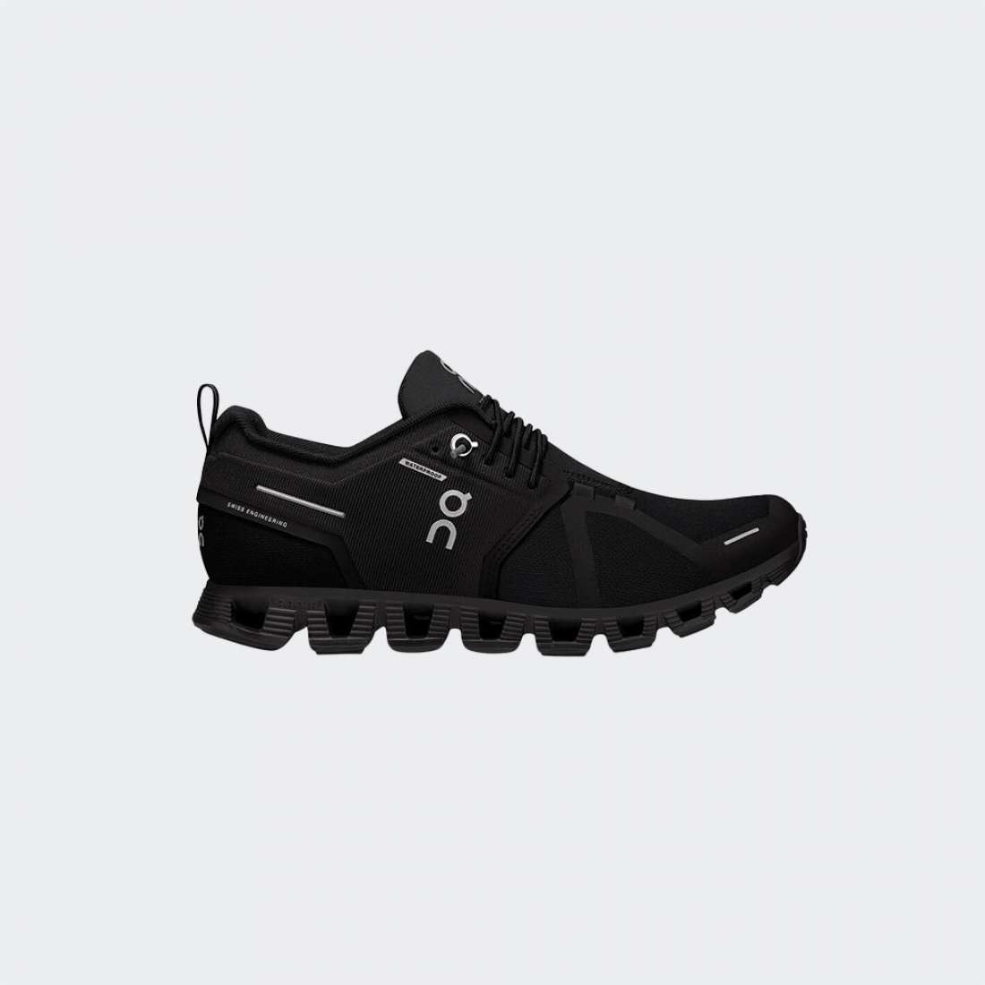 ON RUNNING CLOUD 5 WATERPROOF ALL BLACK