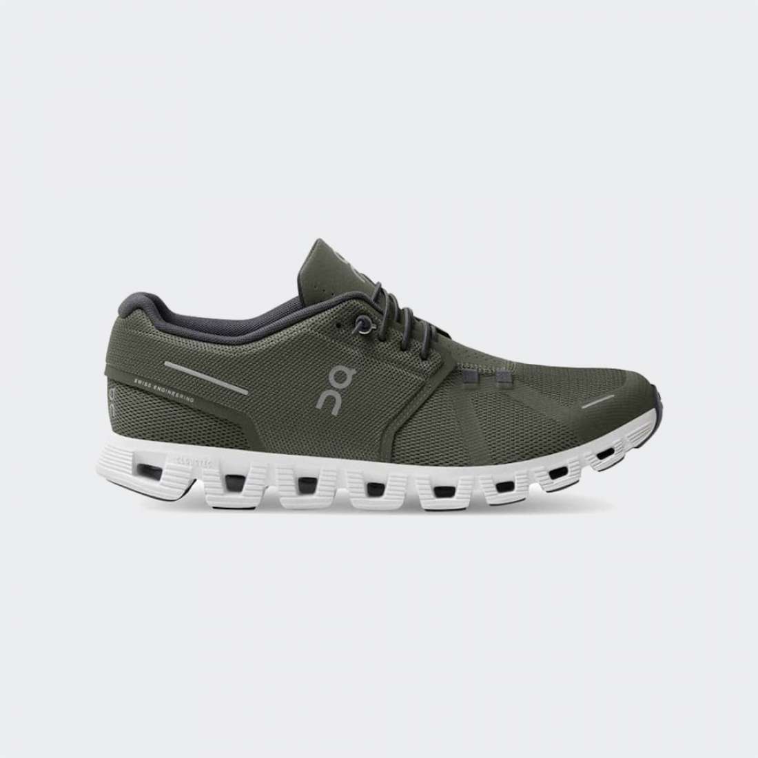 ON RUNNING CLOUD 5 OLIVE/WHITE