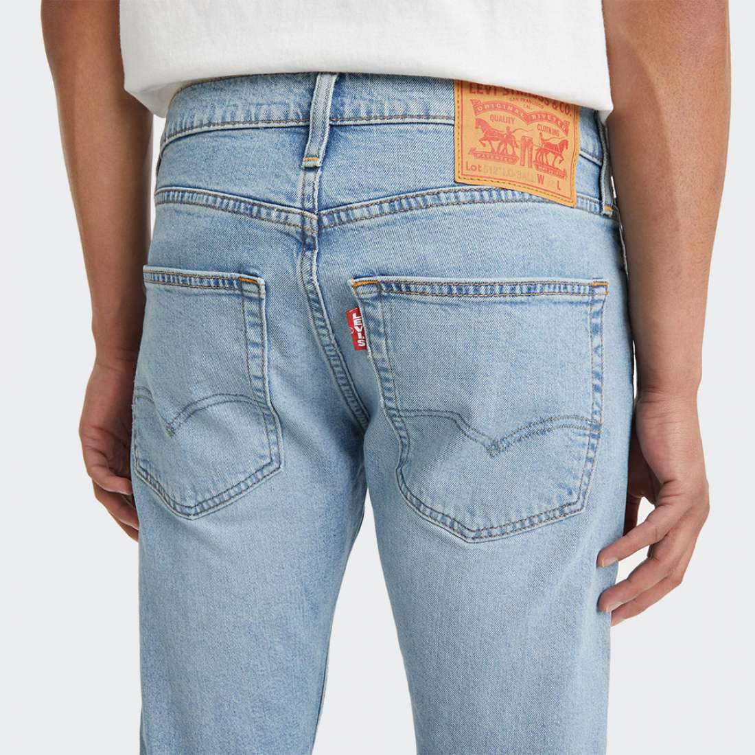 CALÇAS LEVIS 512 SLIM TAPER LO-BALL LIGHT INDIGO