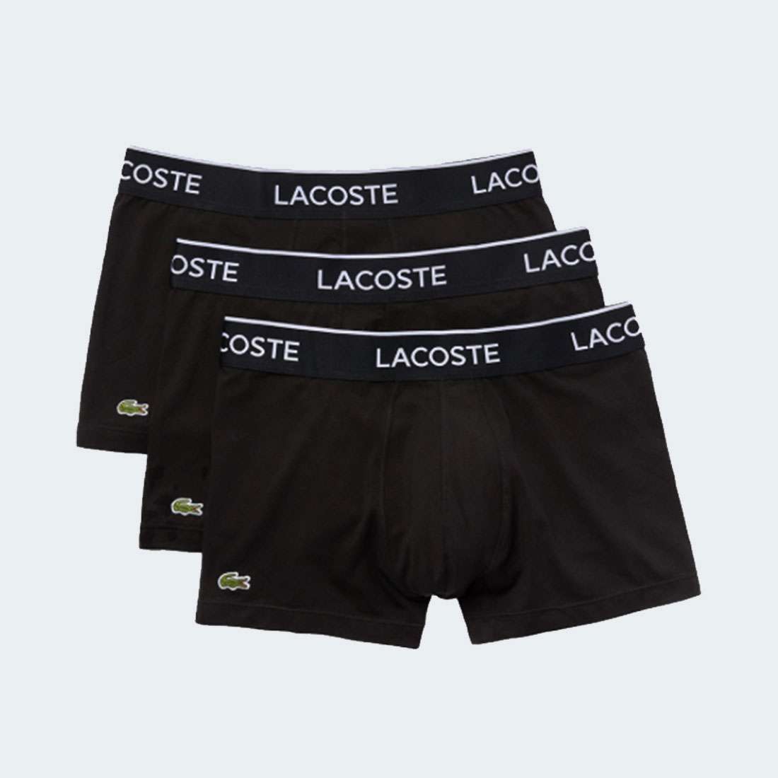 PACK 3 BOXERS LACOSTE 5H3389 BLACK