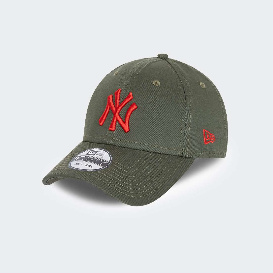 BONÉ NEW ERA LEAGUE ESSENTIAL NEW YORK YANKEES OLIVE/RED