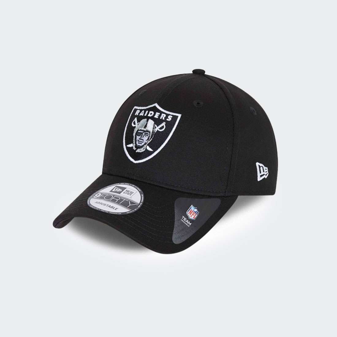 BONÉ NEW ERA LAS VEGAS RAIDERS SIDE MARK BLACK/WHITE