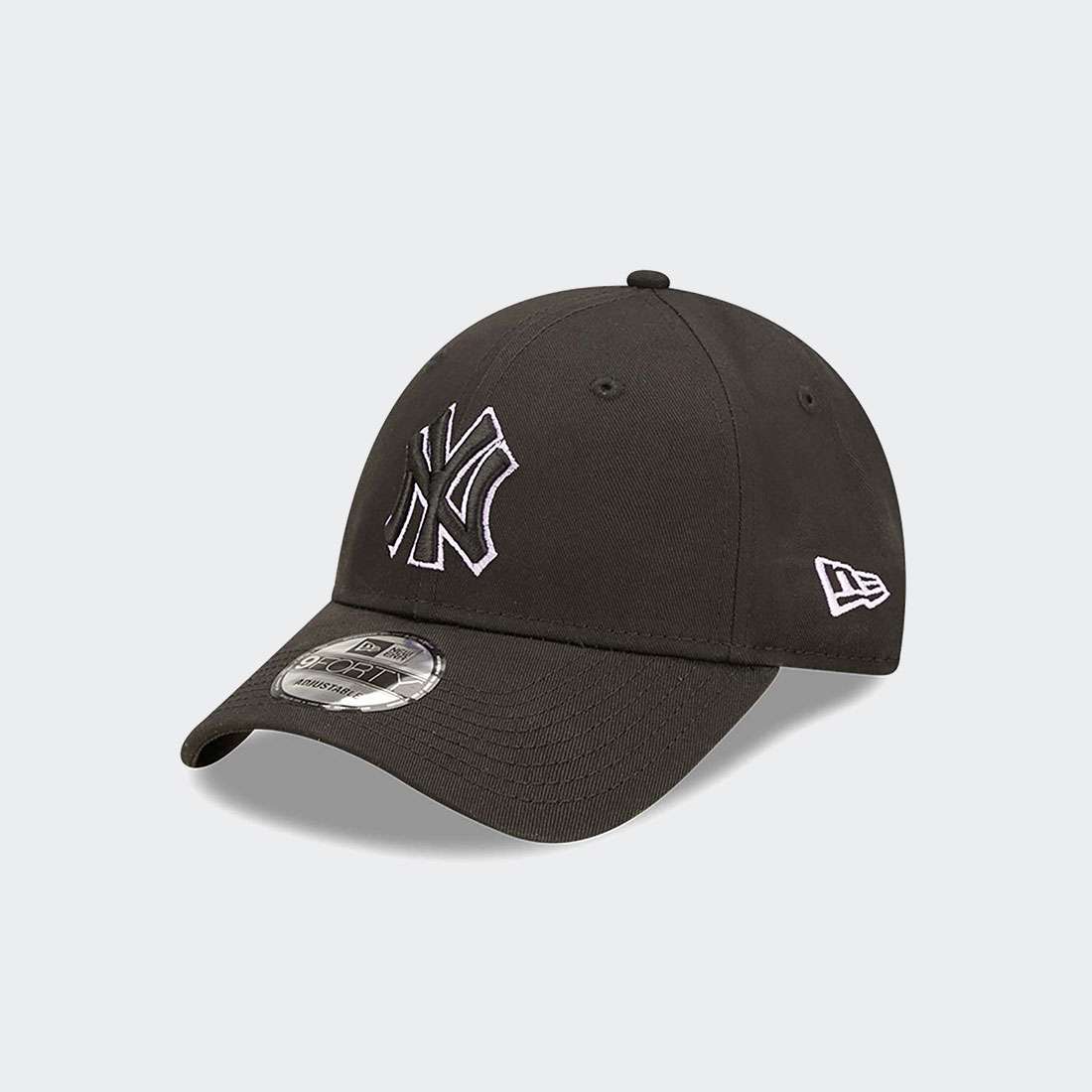 BONÉ NEW ERA NEW YORK YANKEES BLACK/WHITE