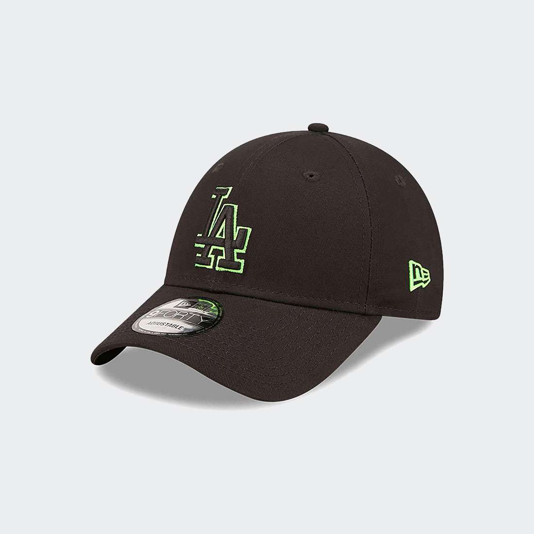 BONÉ NEW ERA LOS ANGELES DODGERS NEON OUTLINE 9FORTY BLACK