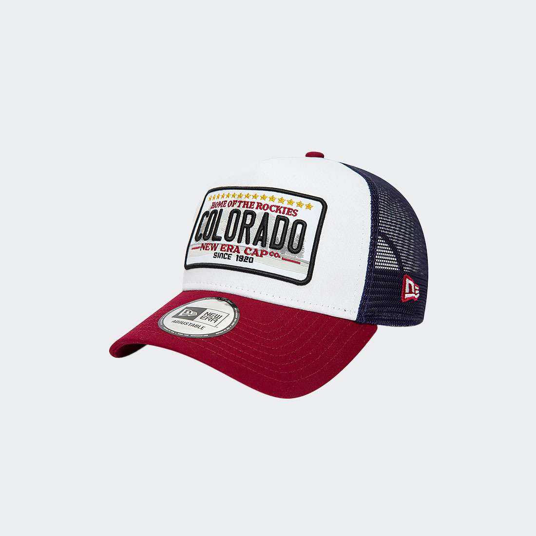 BONÉ NEW ERA PATCH TRUCKER BLUE/RED