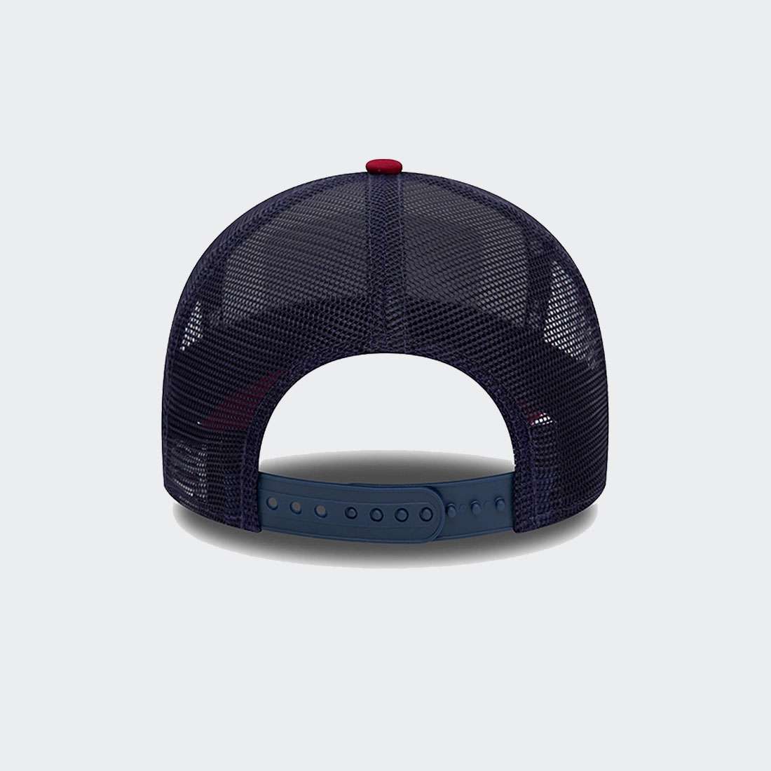 BONÉ NEW ERA PATCH TRUCKER BLUE/RED