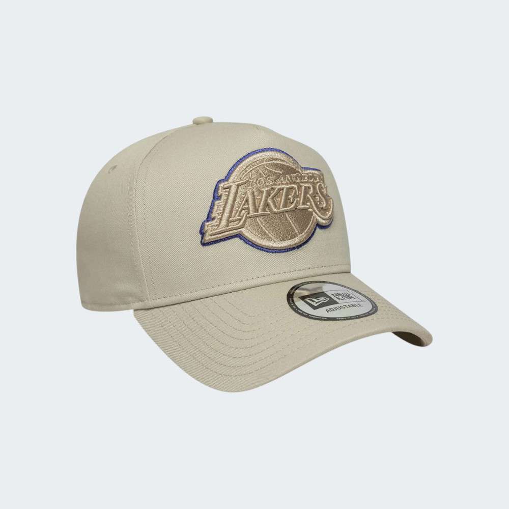 261W25 BONE NEW ERA LOS ANGELES LAKERS TONAL OUTLINE EFRAME 