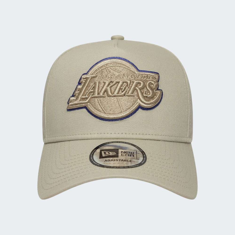 261W25 BONE NEW ERA LOS ANGELES LAKERS TONAL OUTLINE EFRAME 