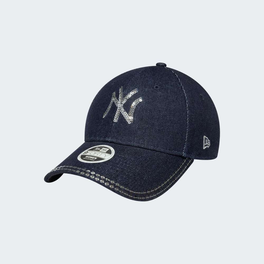 BONE NEW ERA W NEW YORK YANKEES SEQUIN 9FORTY