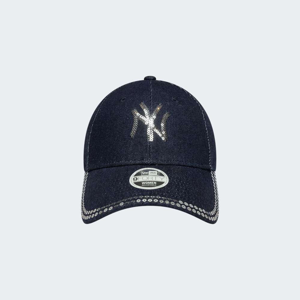 BONE NEW ERA W NEW YORK YANKEES SEQUIN 9FORTY
