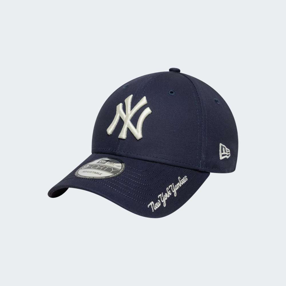 BONE NEW ERA NEW YORK YANKEES VISOR SCRIPT
