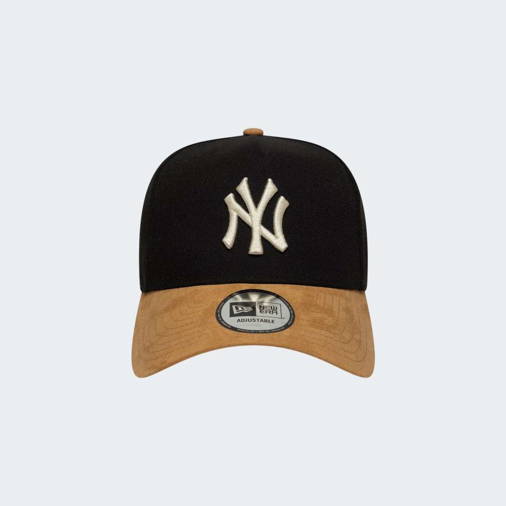 BONE NEW ERA NEW YORK YANKEES SUEDE VISOR EFRAME