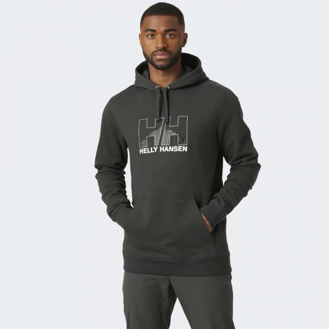 HOODIE HELLY HANSEN NORD GRAPHIC EBONY