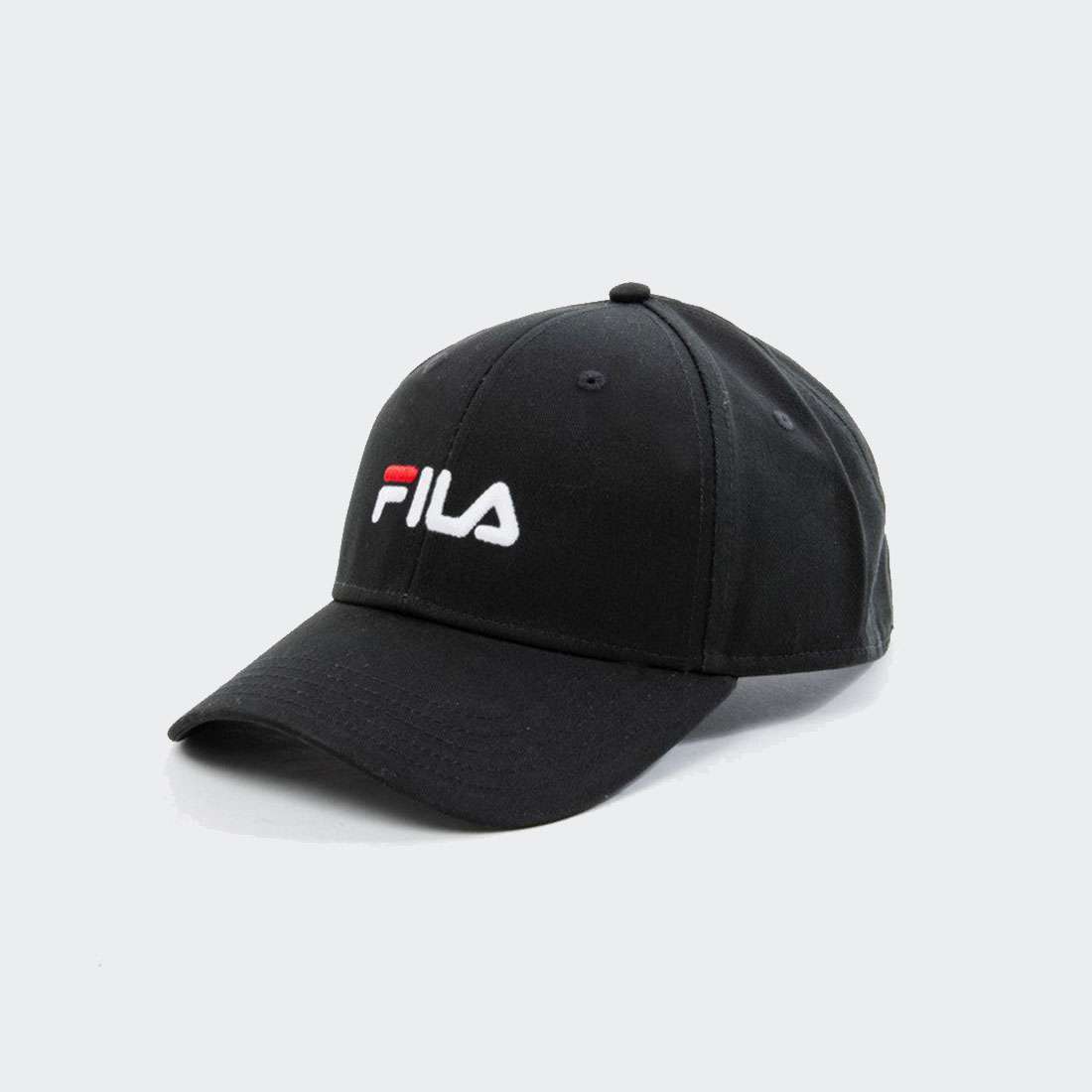 BONÉ FILA LINEAR STRAP BACK BLACK