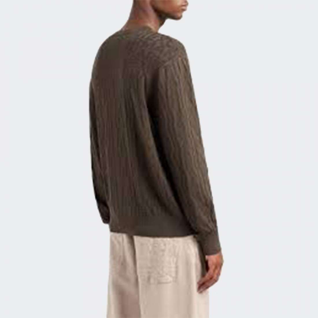 PULLOVER ARMANI AX BLACK/OLIVE