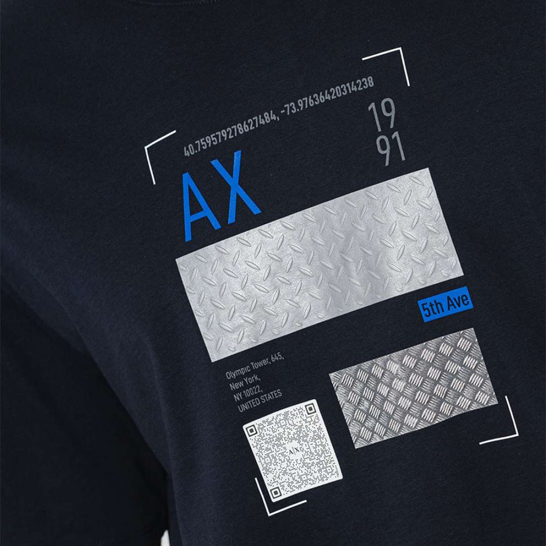 TSHIRT ARMANI AX NAVY