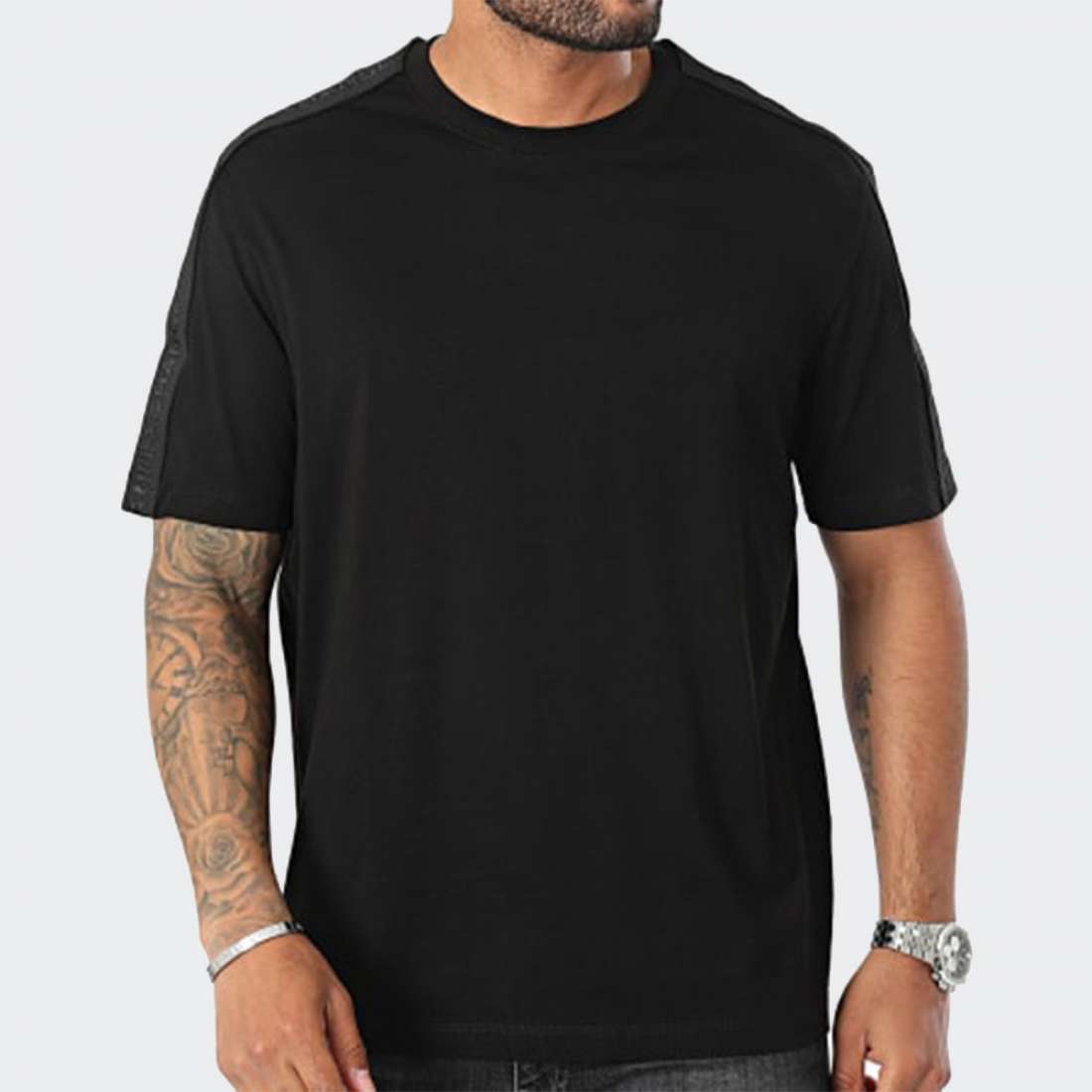 TSHIRT ARMANI AX BLACK