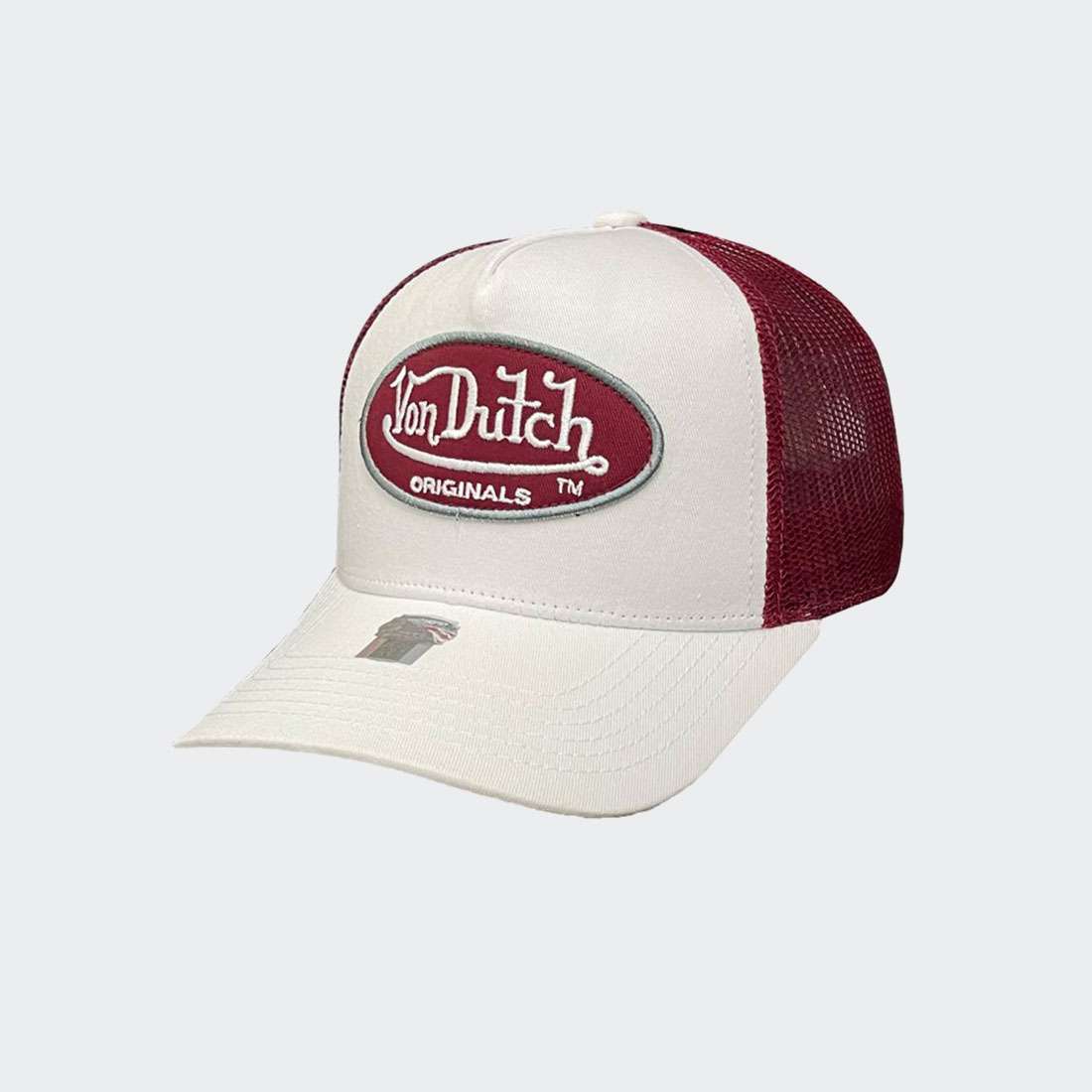 BONÉ VON DUTCH BOSTON WHITE/BORDE